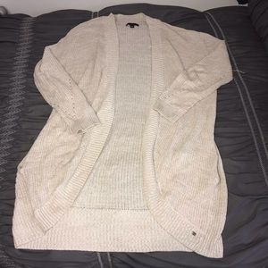 Tan American Eagle Cocoon Cardigan